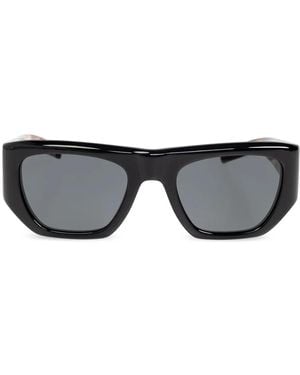 Saint Laurent ロゴ サングラス - ブラック