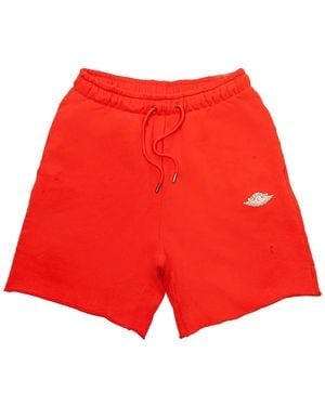 Nike Shorts Con Stampa - Rosso