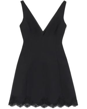 Valentino Garavani Crepe Couture Short Dress - Black