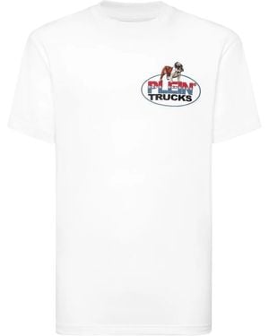 Philipp Plein T-Shirt Met Logoprint - Wit