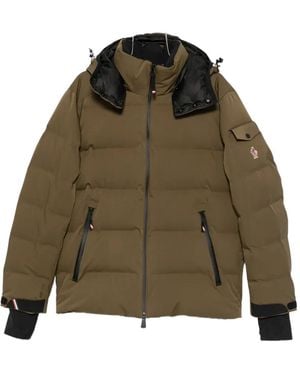 Moncler Montegetech Quilted Hooded Jacket - Green