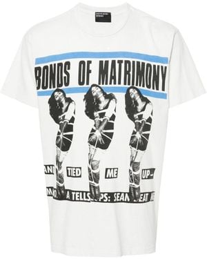 Enfants Riches Deprimes Bonds Of Matrimony Cotton T-shirt - White