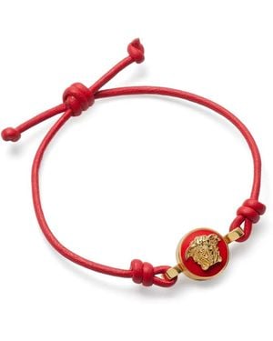 Versace Medusa Plaque Bracelet - Red