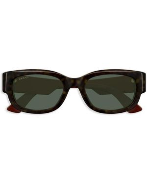 Gucci Zonnebril Met Gg-Logo - Zwart