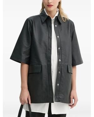 Bruuns Bazaar Short-sleeve Shirt Jacket - Black