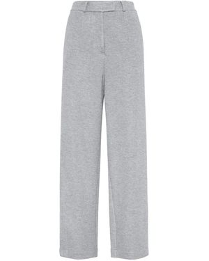 Brunello Cucinelli Jersey trousers - Gris
