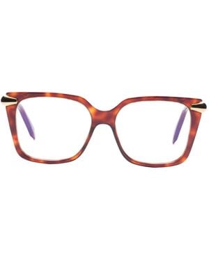 BVLGARI Gafas Con Montura Cuadrada - Marrón