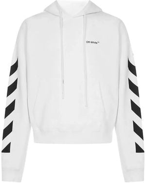 Off-White c/o Virgil Abloh Diag-Stripe Hoodie - White