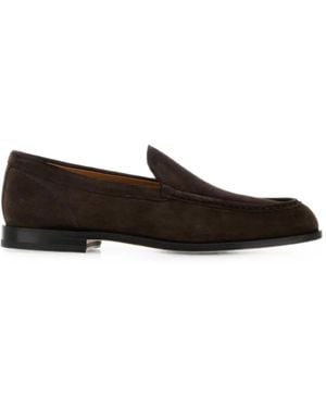 Tod's Slipper Suede Loafers - White