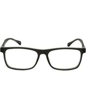 BOSS Rectangle-Frame Glasses - Black