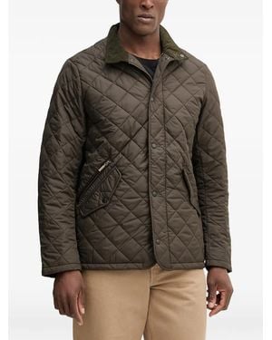 Barbour Chelsea Corduroy-Collar Jacket - Brown