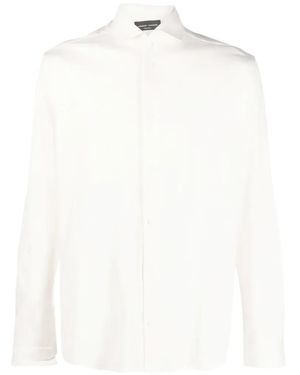 Roberto Collina Button-Down Long-Sleeve Shirt - White