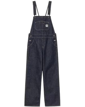 Carhartt W' Pocket Denim Jumpsuit - Blue