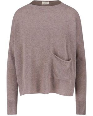 Ma'ry'ya Front-Pocket Jumper - Brown