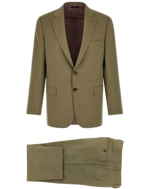 Brioni Brunico Single-Breasted Suit - Green