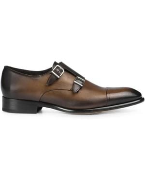 Doucal's Monk-Schuhe Mit Doppelriemen - Braun