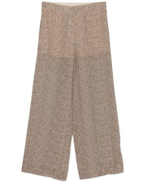 Alysi Dotted Trousers - Grey