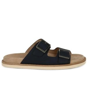 Brunello Cucinelli Buckle Strap Sandals - Black