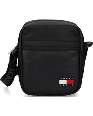 Tommy Hilfiger Essential メッセンジャーバッグ - ブラック