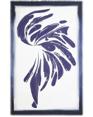 Dries Van Noten Copricostume Con Stampa Astratta - Blu