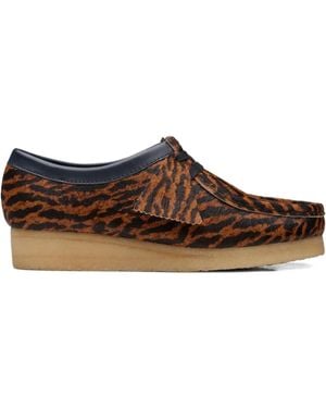 Clarks Wallabee "Tortoiseshell" loafers - Marrón