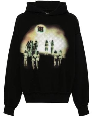 MISBHV Felpa Con Stampa - Nero