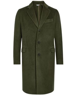 Boglioli Single-Breasted Notched-Lapel Coat - Green