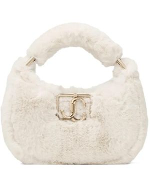 Jimmy Choo Edie ハンドバッグ ミニ - ホワイト