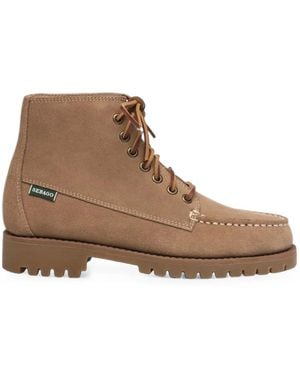 Sebago Parker Suede Lace-Up Boots - Brown