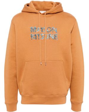 Maison Kitsuné Hoodie Wooland Alphabet Comfort - Orange