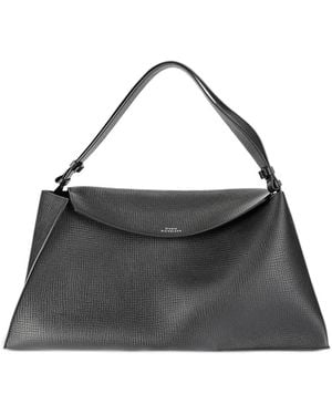 Studio Nicholson The Folded Schultertasche - Schwarz