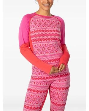 Kari Traa T-Shirt Malia À Motif Et Empiècements - Pink