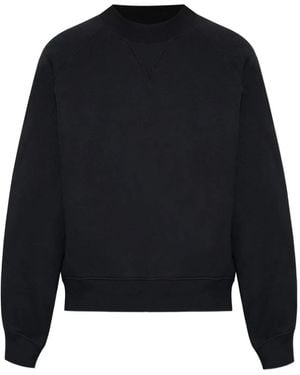 Victoria Beckham Raglan-Sleeves Cotton Sweatshirt - Blue
