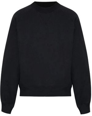 Victoria Beckham Sweat En Coton À Manches Raglan - Bleu