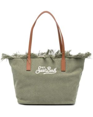 MC2 Saint Barth City Fringe Medium Bag - Grey