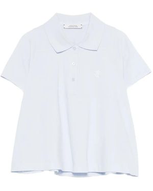 Dorothee Schumacher Sporty Romance Short-Sleeve Polo Shirt - White