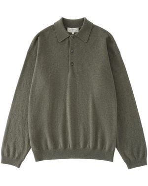 Studio Nicholson Noe Knit ポロシャツ - グリーン