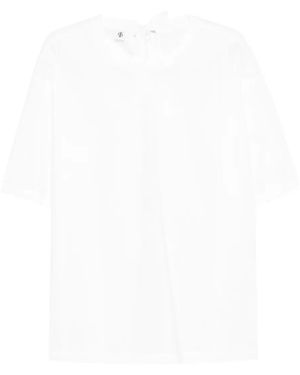 THE GARMENT Cyprus Tie-Neck T-Shirt - White