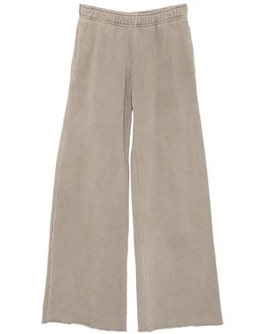 SLVRLAKE Denim Elasticated Wide-Leg Trousers - Natural