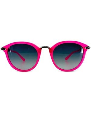 Chrome Hearts Round-Frame Sunglasses - White