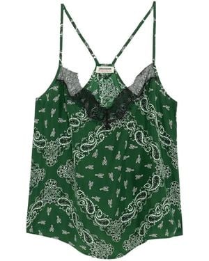 Zadig & Voltaire Cespa Camisole - Green