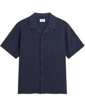 Percival Camicia Con Colletto Ampio - Blu