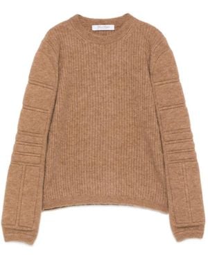 Max Mara Smirne Long-Sleeve Jumper - Natural