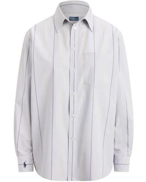 Polo Ralph Lauren Buttoned Striped Shirt - White