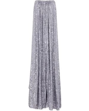 Rabanne Asymmetrisches Kleid Mit Pailletten - Mettallic