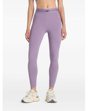 New Balance Ac 25" Leggings - Purple