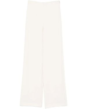 Patrizia Pepe High-Waisted Palazzo Pants - White