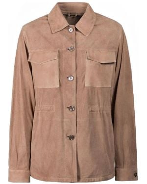 Moorer Nakia Jacket - Brown