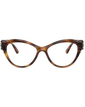 Swarovski Cat-Eye Glasses - Brown