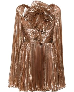 IRIS SERBAN Daneah Mini Dress - Brown